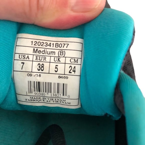 Brooks Launch 4 Dark Gray Blue Running Shoes Women's Size 7 1202341B077 - Picture 6 of 7